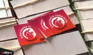 Kleine ronde stickers drukken - Oldenzaal zomeractie spaarpunten