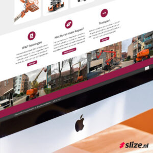 Slize Oldenzaal - Nieuwe website ontwerpen voor Aalderson Rental in Enschede